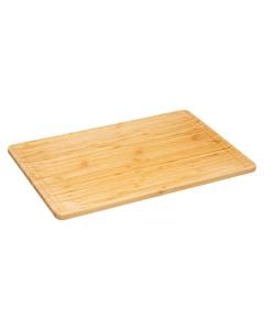 Serving tray, bamboo, natural, 45 x 30 x  H. 1.6 cm