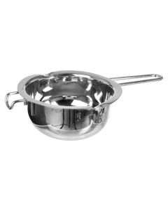 Accessory for dessert preparation, stainless steel, silver, 25.5 x 14.3 x  H. 6.3 cm