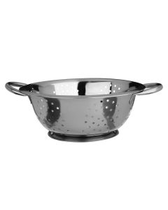 Pasta strainer, stainless steel, silver, 2.2 L / 30 x 24 x  H. 10 cm