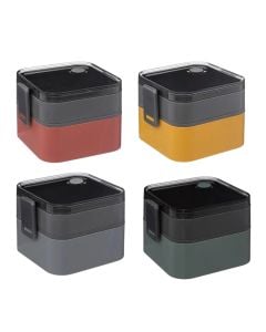 Food bowl, plastic, assorted colors, 1.5 L / 14.2 x 11.6 x  H. 16 cm
