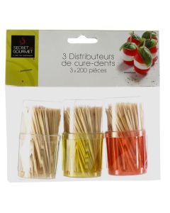 Toothpick, bamboo, natural, 7.2 x 4 x  H. 12 cm