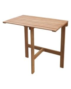 Folding side table Cammy, tropical Acacia wood, natural color, 700x440x710 mm