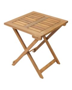 Cammy coffee table, folding, tropical Acacia wood, natural color, 45x45xH50 cm