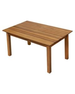 Medium table, tropical Acacia wood, natural color, 80x50xH40