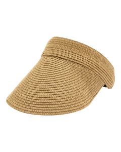 Beach hat, polyester, natural color