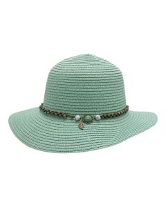 Women's beach hat, polyester, pink color