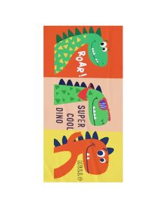 Children's beach towel, cartoon characters, 70x140 cm