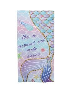 Beach towel, mermaid, 70x140 cm