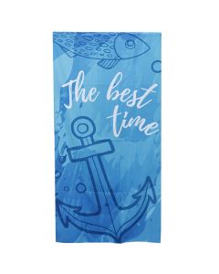 Beach towel, anchor, 70x140 cm