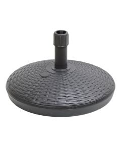 Frame base, Rattan, PP, 58x58x15 cm, 30 L, anthracite color