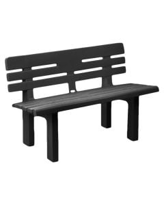 Flowerbed bench, Genziana, PP, 110 x 52 x 71 cm, athracite color