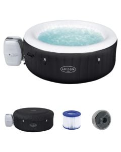 Hydromassage Pool, Bestway, Lay-Z-Spa Miami, 180x180x66 cm, 669 l, 2050 W, 4 people