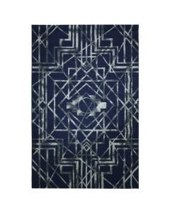 Venice carpet, polyester/polypropylene, dark blue, 200x290 cm