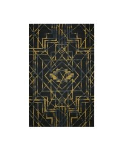 Venice carpet, polyester/polypropylene, charcoal, 133x190 cm