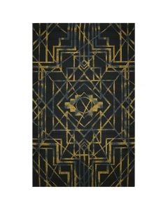 Venice carpet, polyester/polypropylene, charcoal, 200x290 cm