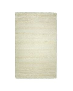 Shaggy carpet, 100% cotton, cream, 150x225 cm