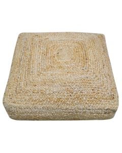 Seats pallets, 100% jute , beige, 70x70x15 cm