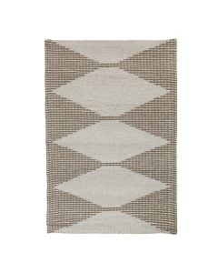 Rug, jute/cotton, beige, 50x80 cm