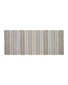 Rug, jute/cotton, beige, 55x120 cm