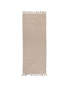 Rug, 50% jute & 50% cotton, natural/ivory, 80x200 cm