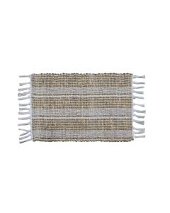 Rug, 100% sea grass, beige, 33x47 cm