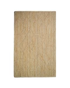 Carpet, 100% jute, beige, 160x230 cm