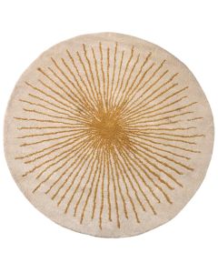 Circular rug, 100% cotton, beige, Dia. 150 cm