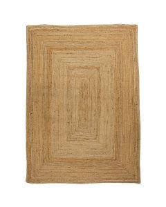 Carpet, 100% jute, beige, 200x300 cm