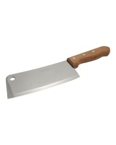 Tamontina chopper, stainless steel/wood, silver/natural, 40x30x14 cm