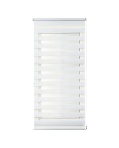Zebra roll CLIP&FIX, 100% polyester, white, 60x180 cm