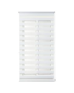Zebra roll CLIP&FIX, 100% polyester, white, 90x180 cm