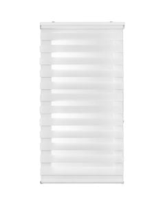 Zebra roll DUOLUX, 100% polyester, white, 100x250 cm