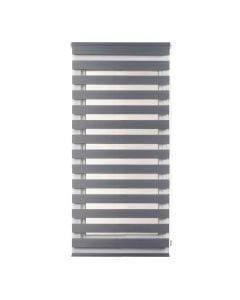 Zebra roll CLIP&FIX, 100% polyester, grey, 60x180 cm