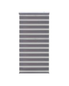 Zebra roll DUOLUX, 100% polyester, grey, 80x180 cm