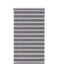 Zebra roll DUOLUX, 100% polyester, grey, 120x250 cm