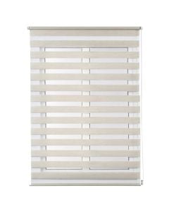 Zebra roll CLIP&FIX, 100% polyester, beige, 120x180 cm
