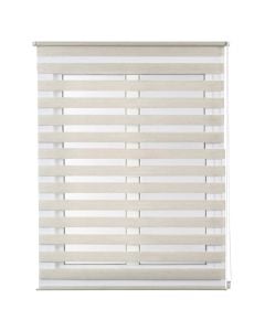 Zebra roll CLIP&FIX, 100% polyester, beige, 150x180 cm