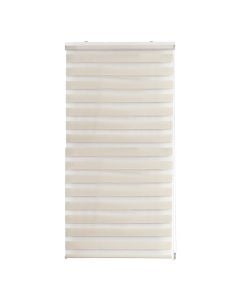 Zebra roll DUOLUX, 100% polyester, beige, 80x180 cm