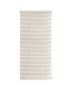 Zebra roll DUOLUX, 100% polyester, beige, 100x250 cm