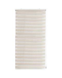 Zebra roll DUOLUX, 100% polyester, beige, 120x250 cm
