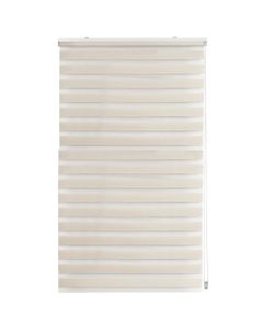 Zebra roll DUOLUX, 100% polyester, beige, 140x250 cm