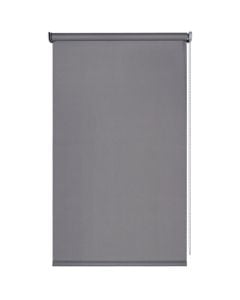 Roll blind blackout NIGHT, 100% polyester, grey, 100x180 cm