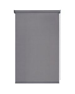 Roll blind blackout NIGHT, 100% polyester, grey, 100x250 cm