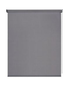 Roll blind blackout NIGHT, 100% polyester, grey, 200x250 cm