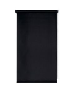 Roll blind blackout NIGHT, 100% polyester, black, 100x250 cm