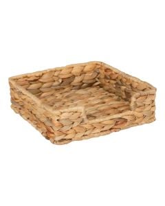 Harmony napkin holder, 

steel/straw
, natural, 
 23x23x7 cm