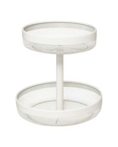 Mayaj 2-tier fruit basket, steel
, beige, 
Dia. 30x31 cm