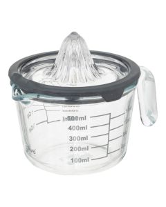 Manual lemon juicer, glass
, transparent,  19x13x13 cm
