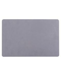 Placemat, polyurethane, grey, 45x30 cm