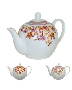 Teapot, porcelain, assorted colors, 22 x 6.7 x H 11 cm